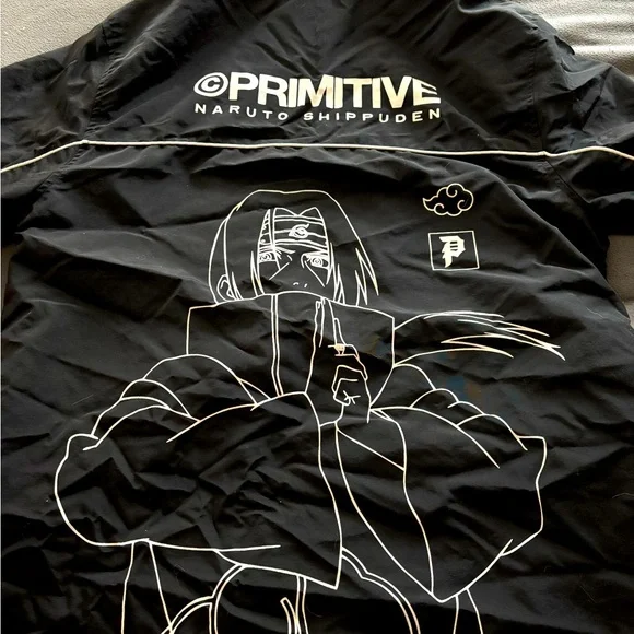 Primitive Black Naruto Shippuden Itachi Windbreaker 🔥🔥